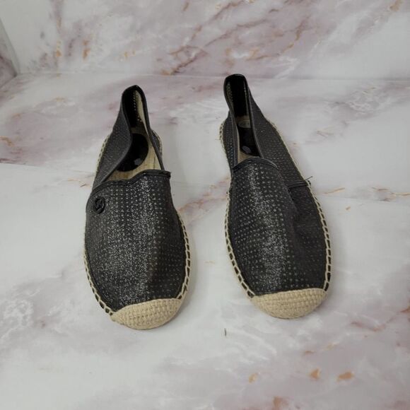 Michael Michael Kors Womens Kendrick Slip On Fabric Round Toe, Black, Size 6.5 - Picture 2 of 12